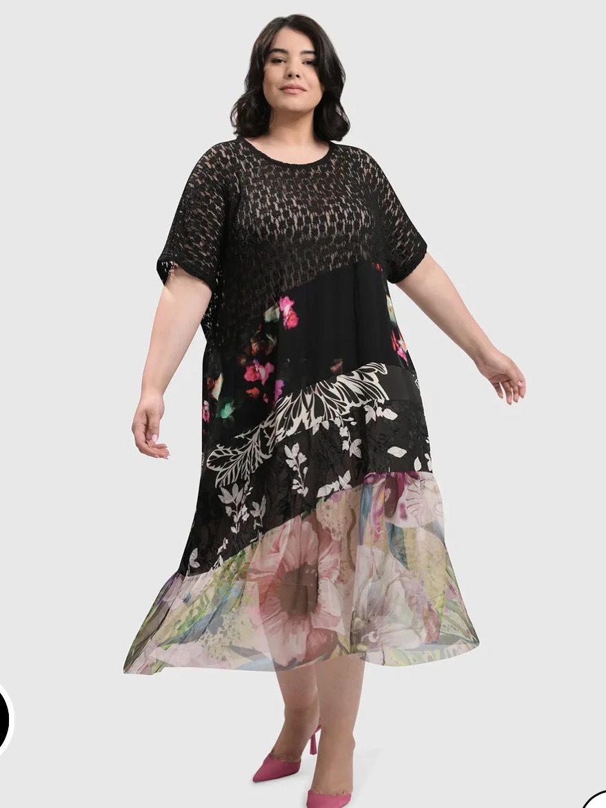 Alembika Adaline Tiered Maxi Dress, Floral Size 5/Us 14-16